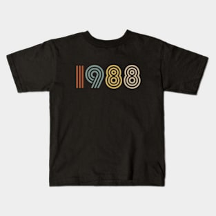 1988 Birth Year Retro Style Kids T-Shirt